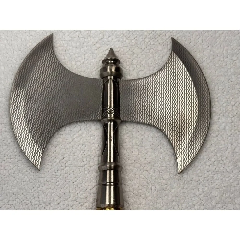Double Blade Medieval Fantasy Fighting Axe